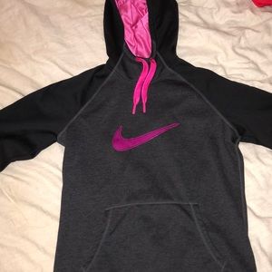 Black and Pink Nike Sweatshirt
